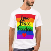 #LGBT #Liebe #pride #gay #lesbian #space #parade T-Shirt (Vorderseite)