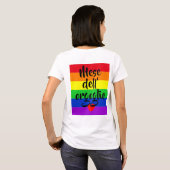 #LGBT #Liebe #pride #gay #lesbian #space #parade T-Shirt (Schwarz voll)