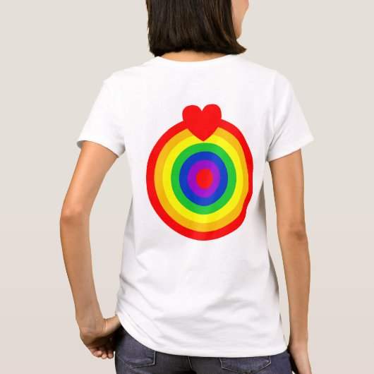 #LGBT #Liebe #pride #gay #lesbian #space #parade T-Shirt (Rückseite)