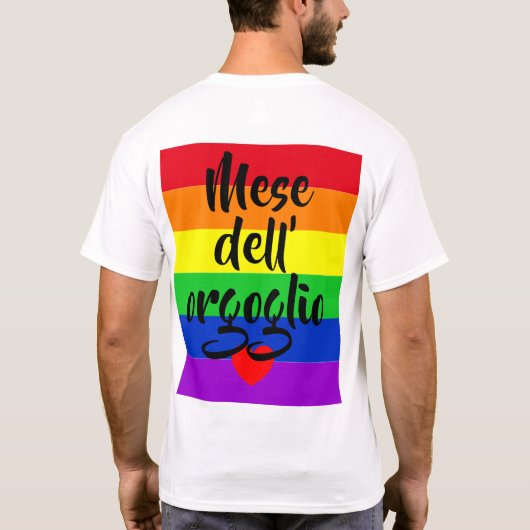 #LGBT #Liebe #pride #gay #lesbian #space #parade T-Shirt (Rückseite)