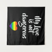 #LGBT #Liebe #pride #gay #lesbian #space #parade Wandteppich (Vorderseite (Horizontal))