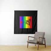 #LGBT #Liebe #pride #gay #lesbian #space #parade Wandteppich (Beispiel (Horizontal))