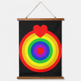 #LGBT #Liebe #pride #gay #lesbian #space #parade Wandteppich Mit Holzrahmen