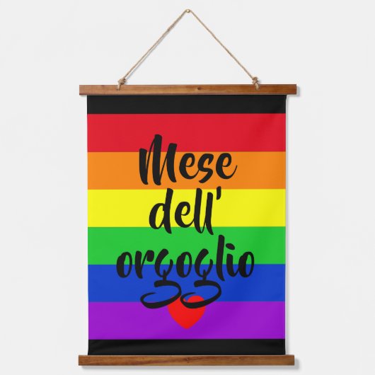 #LGBT #Liebe #pride #gay #lesbian #space #parade Wandteppich Mit Holzrahmen (Vorderseite)