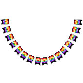 #LGBT #Liebe #pride #gay #lesbian #space #parade Wimpelkette (Alle)