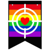 #LGBT #Liebe #pride #gay #lesbian #space #parade Wimpelkette (Zweite Fahne)