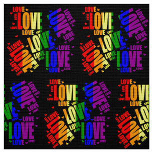 LGBT Liebe-Text Stoff