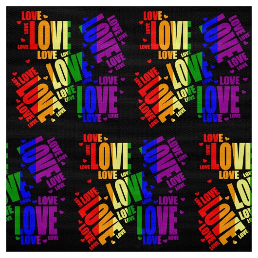 LGBT Liebe-Text Stoff (Muster)