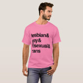 LGBT-LISTE T-Shirt (Vorne ganz)
