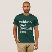 LGBT-LISTE T-Shirt (Vorne ganz)