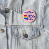 LGBT Louisianans für Obama 2012 Button (Beispiel)