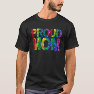 LGBT-Mama-Mama Rainbow-Proud-Mama T-Shirt