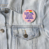 LGBT Marylander für Obama 2012 Button (Beispiel)