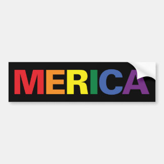 LGBT Merica Autoaufkleber