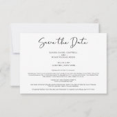 LGBT Minimalist Mr & Mr Christmas Couple Wedding (Rückseite)