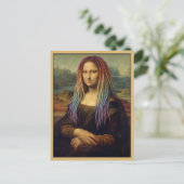 LGBT-Mona Lisa Postkarte (Stehend Vorderseite)
