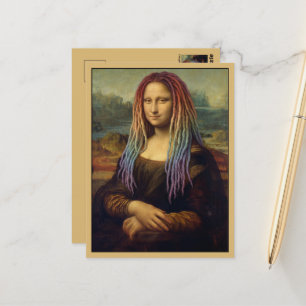 LGBT-Mona Lisa Postkarte
