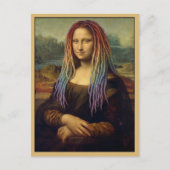 LGBT-Mona Lisa Postkarte (Vorderseite)