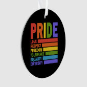 LGBT-Monat des Stolzes Ornament (Vorderseite)