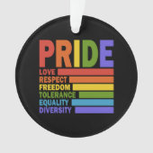 LGBT-Monat des Stolzes Ornament (Vorderseite)