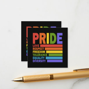 LGBT-Monat Stolz auf Schwule Begleitkarte