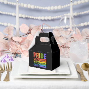 LGBT-Monat Stolz auf Schwule Geschenkschachtel