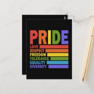 LGBT-Monat Stolz auf Schwule Postkarte