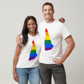 LGBT New Hampshire, T - Shirt der US-Staatsflagge (Unisex)