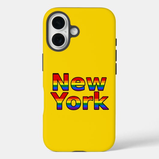 LGBT New York Rainbow Case-Mate iPhone Hülle (Rückseite)