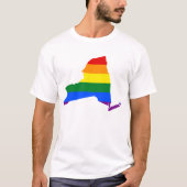 LGBT New York, US-Staatsflaggenkarte Tank Top (Vorderseite)