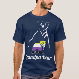 LGBT, nicht binär, Grandpa-Bär, nicht binär T-Shirt