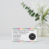 LGBT Notar-Visitenkarten Visitenkarte (Stehend Vorderseite)