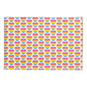 LGBT Pansexual Prix Herzmuster Kissenbezug (Rückseite)