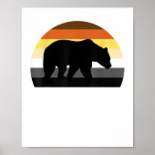 LGBT Papa Mens Gay Pride Monat - Gay Bear Poster (Vorne)