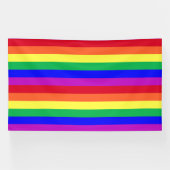 LGBT-Party-Hintergrund: lebhafte Farben - Regenbog Banner (Horizontal)