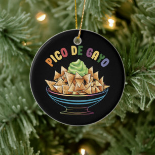 LGBT Pico De Gayo Lustiger Schwuler Stolz Regenbog Keramik Ornament