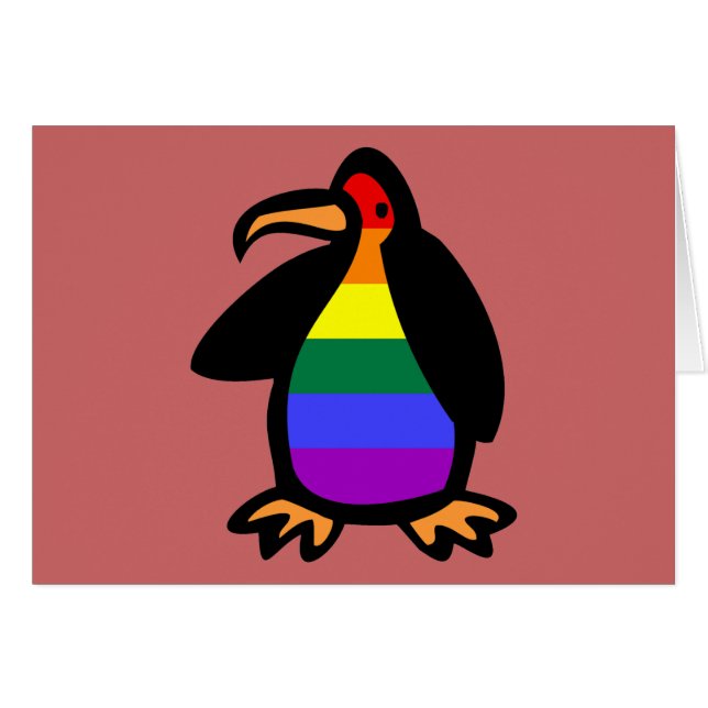 LGBT Pinguin (Vorderseite (Horizontal))