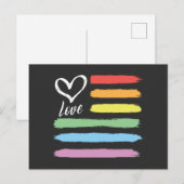LGBT POSTKARTE (Vorne/Hinten)