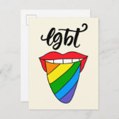 LGBT POSTKARTE (Vorne/Hinten)