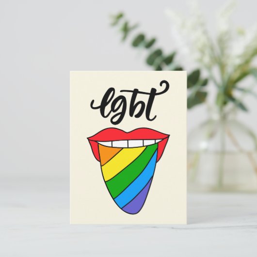 LGBT POSTKARTE (Stehend Vorderseite)