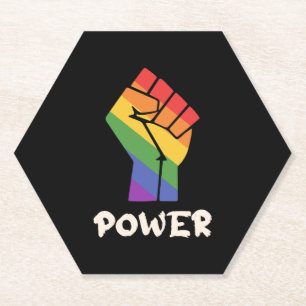 LGBT-Power: Erstmaliges Design für Gleichheit Untersetzer