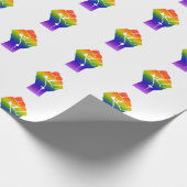 LGBT-Power-Faustpfropfen Geschenkpapier (Ecke)