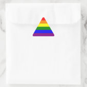 LGBT-Preis Dreieckiger Aufkleber (Tasche)