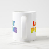 LGBT-PREIS Jumbo-Tasse (Rückseite)