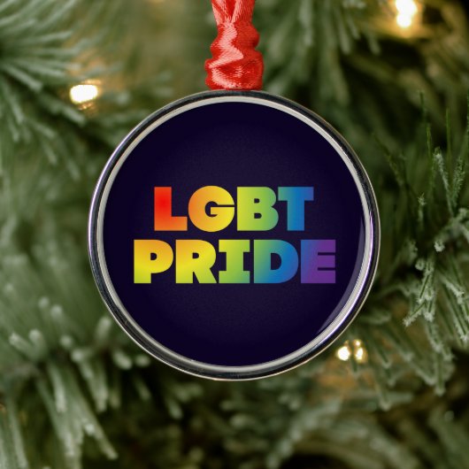 LGBT-PREIS ORNAMENT AUS METALL (Baum)