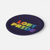 LGBT-PREIS PAPPTELLER (Schrägansicht)