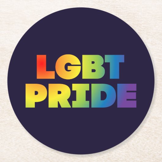 LGBT-PREIS RUNDER PAPPUNTERSETZER (Vorderseite)