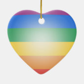 LGBT PRIDE 3D-FARBEN KERAMIK ORNAMENT (Hinten)