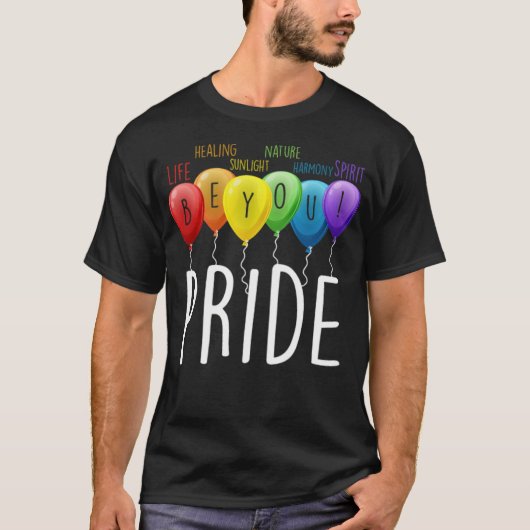 LGBT Pride Balloons - Standard-Skala-4_00x T-Shirt (Vorderseite)