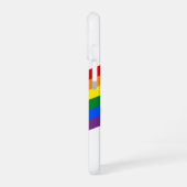 LGBT Pride Black & White Folk Art Kat iPhone Fall 16 Hülle (Linke Seite)